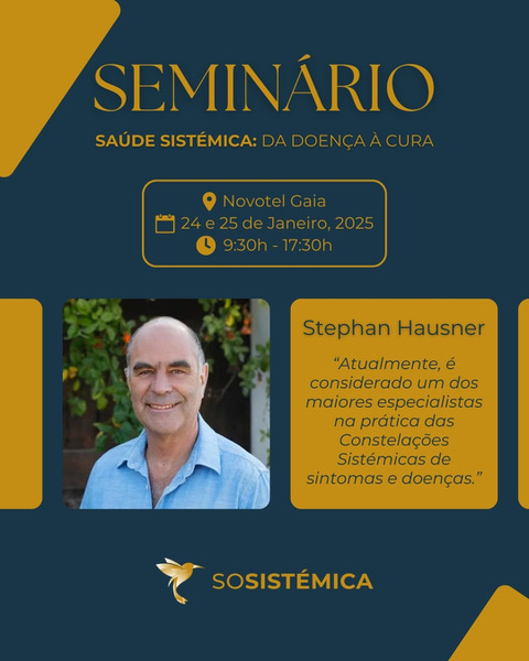 Seminário Saúde Sistémica: da Doença à Cura
